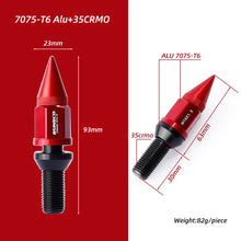 Carregar imagem no visualizador da galeria, Thread Length 30mm Wheel Bolts Forged Nuts M14x1.5 M14x1.25 M12x1.5 M12x1.25 Screw for Bmw Benz Audi VW Golf 20Pieces/Set