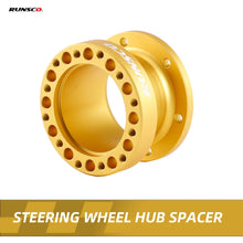 Load image into Gallery viewer, Gold CNC Steering Wheel Spacer 51/76/101mm, Anodized 6061-T6 Aluminum for Sim Racing Wheel Base-522S