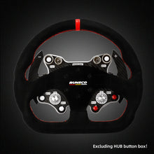 Load image into Gallery viewer, 330mm GT Steering Wheel Suede Competitive Karting Drift Racing PC Simulation Game Wheel Rim