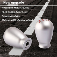 Load image into Gallery viewer, Gear Shifter Lever Head Knob for Honda Civic Type R FK8 FL5 Fit GD3 GK5 GE8 GR9 Tear Drop Shape 5/6 Speed Aluminum Alloy+steel