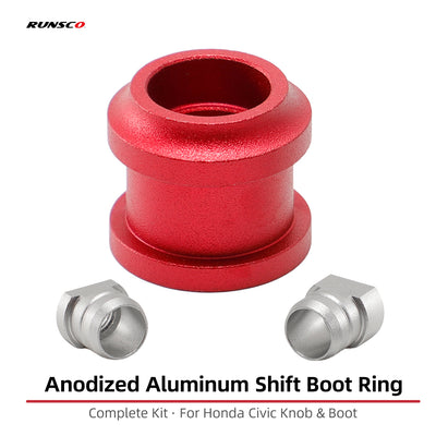 M10x1.5 Aluminum Shift Boot Collar Kit for Honda & Acura