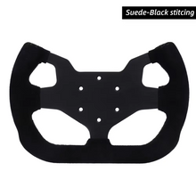 Load image into Gallery viewer, 300mm GT Steering Wheel Flat Suede Car Drift Sim Game Steering Wheel Control 70mm/PCD 6061-T6
