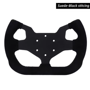 300mm GT Steering Wheel Flat Suede Car Drift Sim Game Steering Wheel Control 70mm/PCD 6061-T6