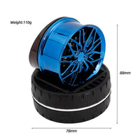 Solar Powered Rotating Wheel Hub Car Air Freshener | JDM Style Dashboard Perfume Diffuser & Aromatherapy Ornament