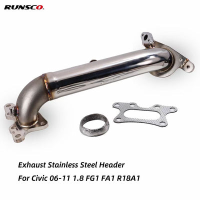 Exhaust header for Honda civic 2016-2011 FG1/FA1 1.8 R18a1 Stainless Steel