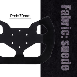 300mm GT Steering Wheel Flat Suede Car Drift Sim Game Steering Wheel Control 70mm/PCD 6061-T6