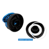 Solar Powered Rotating Wheel Hub Car Air Freshener | JDM Style Dashboard Perfume Diffuser & Aromatherapy Ornament