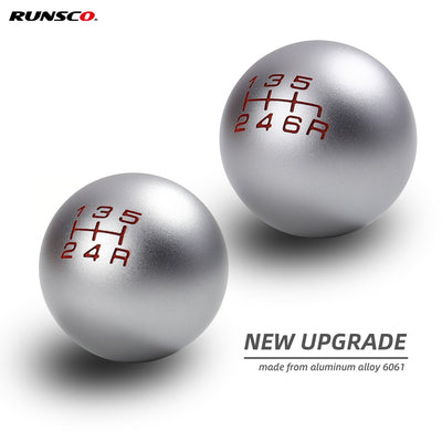 Gear Shift Knob 5/6 Speed Matte Ball Shape for Honda Civic FD2 FN2 EP3 TYPE R DC2 DC5 Fit City Shifter Knob M10x1.5