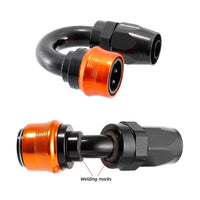Runsco -10AN Quick-release Hose End Fittings Swivel Adapter Connector 0°/45°/90°/180°