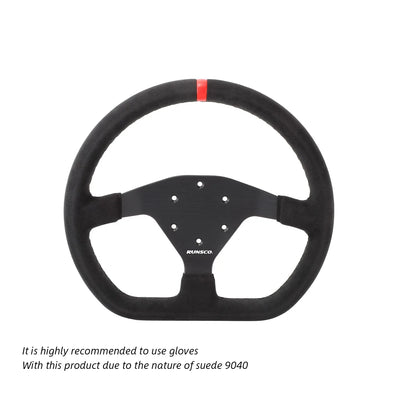 Runsco 320mm Steering Wheel Suede 9040
