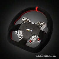 330mm GT Steering Wheel Suede Competitive Karting Drift Racing PC Simulation Game Wheel Rim