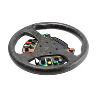 Runsco 330mm Round Dry Carbon Fiber Steering Wheel, Ultra-light 385g