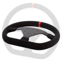 Runsco 320mm Steering Wheel Suede 9040