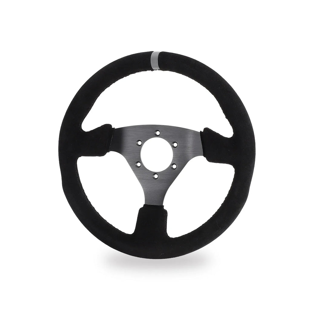 19 Inch Racing Wheel Steering 13 Inch/330mm Racing Steering Wheel - Black Suede – RUNSCO