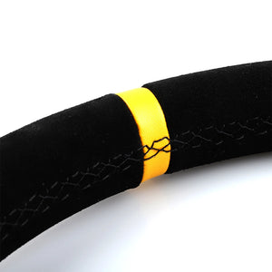 13inch 330mm Racing Steering Wheel Suede Competitive Drift PC Game Universal PCD 6x70mm