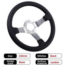 Charger l&#39;image dans la galerie, 330mm 13Inch Steering Wheel Suede Leather Sport Drift Steering Wheel Aluminum Frame 6061-T6 70mm/PCD
