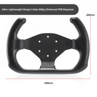 Runsco 300mm Sim Racing Steering Wheel Rims R300