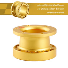 將圖片載入圖庫檢視器 Gold CNC Steering Wheel Spacer 51/76/101mm, Anodized 6061-T6 Aluminum for Sim Racing Wheel Base-522S
