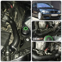 3Inch Intake Turbo Charge Pipe Aluminum for BMW N55 135i 335i E92 E93 E82 XDrive 2011-2012 Intake Turbo Cooler Kit N55