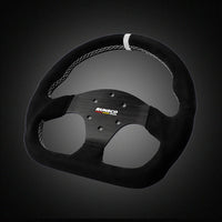 330mm GT Steering Wheel Suede Competitive Karting Drift Racing PC Simulation Game Wheel Rim