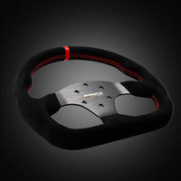 330mm GT Steering Wheel Suede Competitive Karting Drift Racing PC Simulation Game Wheel Rim