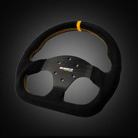 330mm GT Steering Wheel Suede Competitive Karting Drift Racing PC Simulation Game Wheel Rim