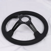Car Steering Wheel Real Leather JDM Steering Wheel Pc Game Sim Racing Drift Steering Wheel
