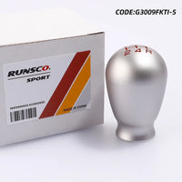 Gear Shifter Lever Head Knob for Honda Civic Type R FK8 FL5 Fit GD3 GK5 GE8 GR9 Tear Drop Shape 5/6 Speed Aluminum Alloy+steel