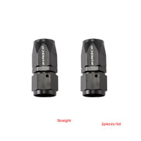 AN6 AN8 AN10 Hose End Fitting Swivel Adapter Aluminum Black