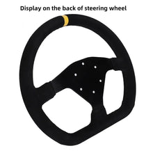 Load image into Gallery viewer, 320mm Flat Steering Wheel Sim Racing Drift Pc Game Steering Wheel Control Suede Frame
