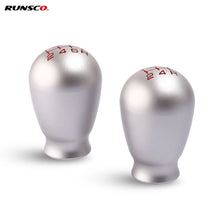 Charger l&#39;image dans la galerie, Gear Shifter Lever Head Knob for Honda Civic Type R FK8 FL5 Fit GD3 GK5 GE8 GR9 Tear Drop Shape 5/6 Speed Aluminum Alloy+steel
