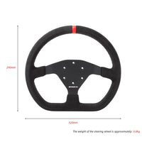 Runsco 320mm Steering Wheel Suede 9040