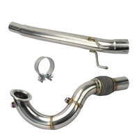 2.5inch Car Exhaust Systems Downpipe for VW Golf MK7