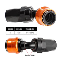 Laden Sie das Bild in den Galerie-Viewer, Runsco -8AN Quick-release Hose End Fittings Swivel Adapter Connector
