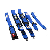 Race Seat Belt Harness Adjustable Harness Safe Shoulder Strap 2Inch 5 Points with Shoulder Pads -Runsco