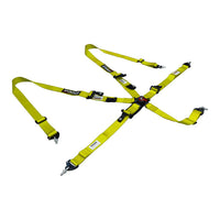 2Inch Seat Belt Harness Adjustable Harness Safe Shoulder Strap 5 Points Snap-In Cam Lock Quick Release -Runsco