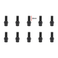 Extended Wheel Lug Bolts – R13 Ball Seat, 12.9 Grade | BMW / Audi / VW | M14x1.5 / M14x1.25 / M12x1.5 (10 pcs)