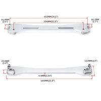 Rear Lower Control Arm Subframe Brace Tie Bar Kit for Honda Civic EK 96-00