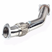 TURBO DOWNPIPE EXHAUST Manifolds Silver For 99-04 VW GOLF JETTA BEETLE 1.8T Engine Exhaust Systems