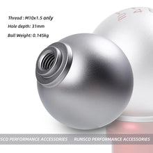 將圖片載入圖庫檢視器 Gear Shift Knob 5/6 Speed Matte Ball Shape for Honda Civic FD2 FN2 EP3 TYPE R DC2 DC5 Fit City Shifter Knob M10x1.5
