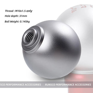 Gear Shift Knob 5/6 Speed Matte Ball Shape for Honda Civic FD2 FN2 EP3 TYPE R DC2 DC5 Fit City Shifter Knob M10x1.5