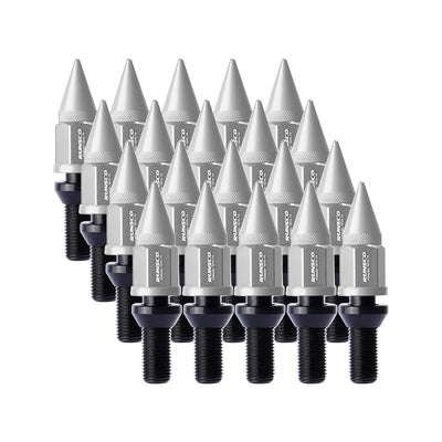 Thread Length 30mm Wheel Bolts Forged Nuts M14x1.5 M14x1.25 M12x1.5 M12x1.25 Screw for Bmw Benz Audi VW Golf 20Pieces/Set