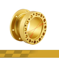 Gold CNC Steering Wheel Spacer 51/76/101mm, Anodized 6061-T6 Aluminum for Sim Racing Wheel Base-522S