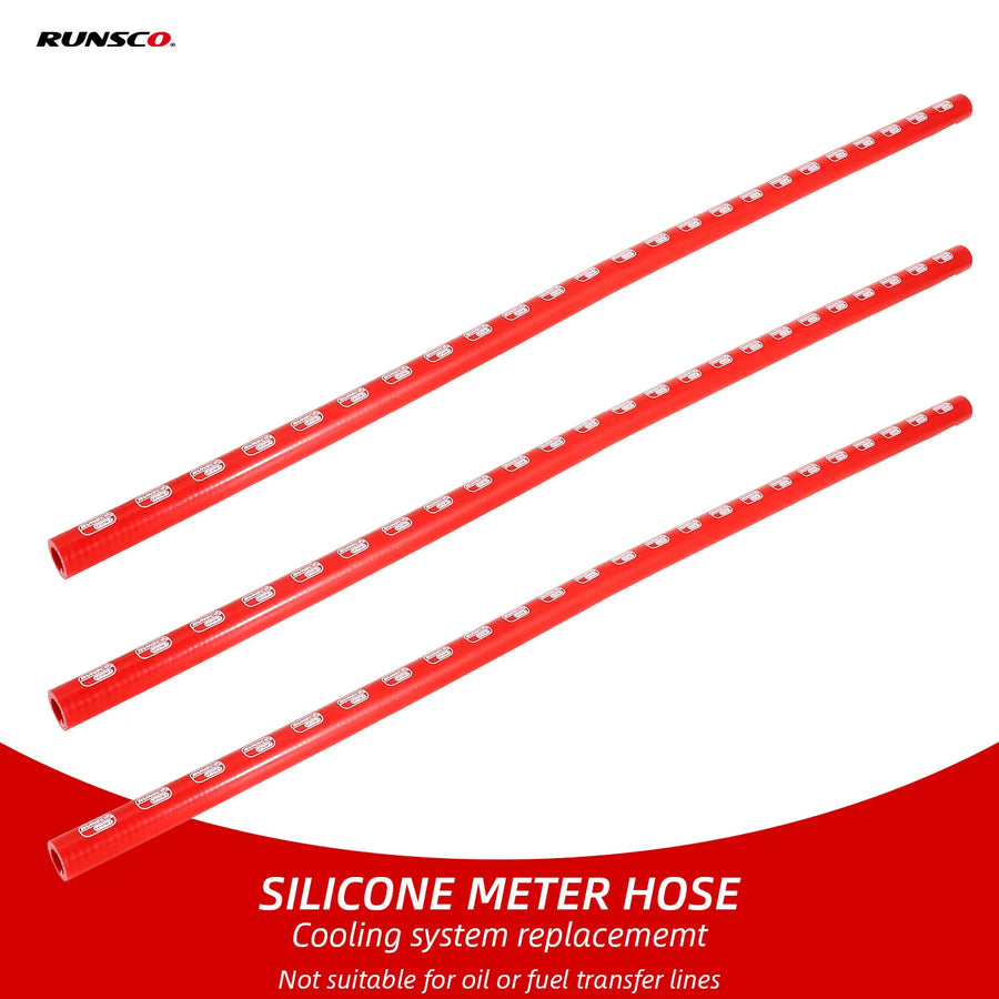 Silicone Meter Hose Coolant Intercooler Turbo Tube Air Intake Piping Water Hose Pipe 4Ply
