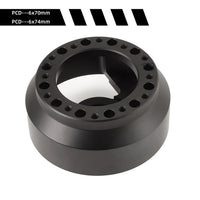 Steering Wheel Hub Adapter CNC Anodized Black Base for VW Golf 7/8 Gen Install 6 Bolt