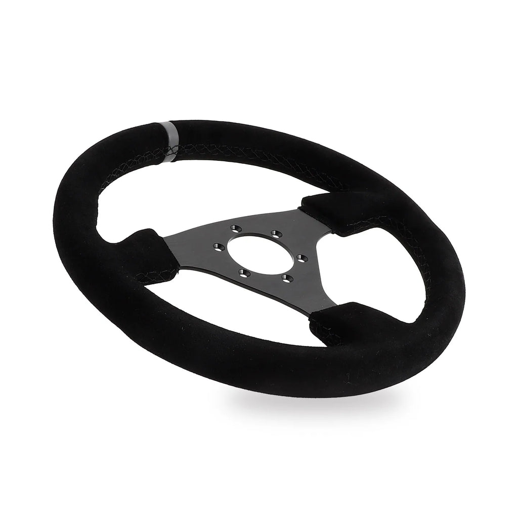 13 Inch/330mm Racing Steering Wheel - Black Suede – RUNSCO