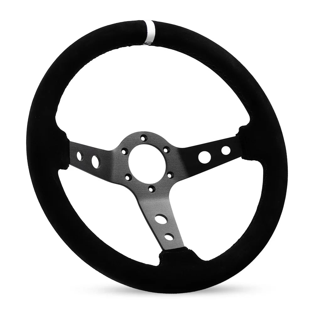 New Universal Racing Steering Wheel PU Steering Wheel 14 Inch Modified