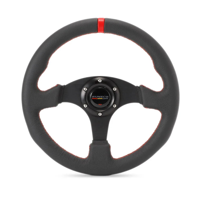 330mm Sport Steering Wheel Racing Simulator Controller Rims Flat Drift 13inch Suede Steering Wheel Runsco