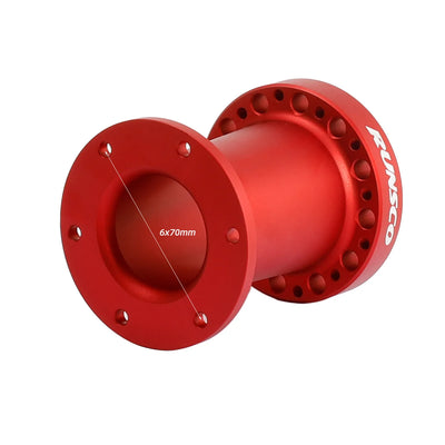 51mm 76mm 101mm Steering Wheel Extension Hub Spacer Sandblasting Red Anodizing for Racing Simulator Game Race Car