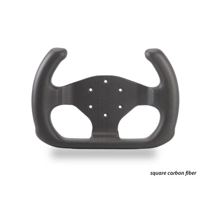 Dry Carbon Fiber Steering Wheel GT 300mm Open Lightweight Simulator Control Wheel Body RUNSCO CODE R300